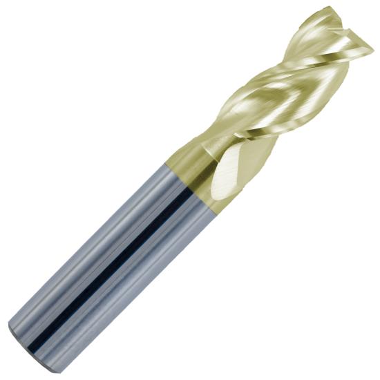 3-Flute AlumKnight Carbide End Mill with ZRN Coating